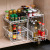 Floor Table Top Iron Two-Layer Kitchen Storage Rack Organizing Rack Desktop Pull-out Seasoning Storage Rack