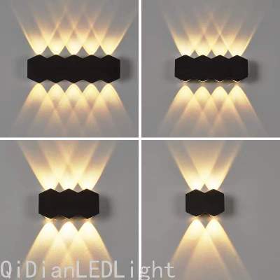 Modern LED Wall Lamp Indoor and Outdoor Hotel Aisle Corridor Gate Stairs Bedside Entrance Waterproof Rhombus