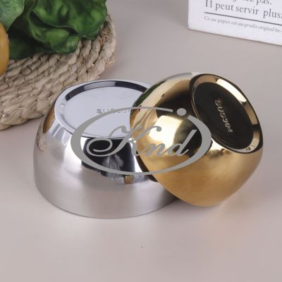 304 Stainless Steel Non-Magnetic Natural Color/Bright Golden Bowl Gold Spoon Spoon W01