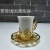 Jingdezhen European Entry Lux Ceramic Cup Iran Export Afternoon Tea Couple Creative Mark Cup Gift Set