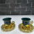 French Gold-Plated Ceramic Coffee Cup Teacup Water Cup Finger Cup Saucer Moonlight Cup Couple Creative Gold-Painted Gift Set