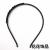 Headband with Diamond Black Bottom Thin Headband Fashion All-Match Head Buckle Stall Ornament Supply