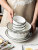 Japanese Style Bowl Dish Set Household Internet Celebrity Tableware Single Soup Bowl Dish Rice Bowl Dinner Plate Soup Spoon Ins Combination