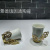 Jingdezhen European Entry Lux Ceramic Cup Iran Export Afternoon Tea Couple Creative Mark Cup Gift Set