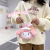 Japanese Ins Cute Plush Backpack Western Style Girl Crossbody Plush Bag Cartoon Pink Rabbit Furry Single-Shoulder Bag