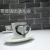 British Style Ceramics Electroplating Relief Couple Creative Coffee Set Milk Cup Finger Cup Water Cup Teacup Colored Glaze Cup