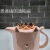 Jingdezhen Water Utensils Set Porcelain Tea Brewing Household Light Luxury Afternoon Tea Set Teapot Water Cup Manual Painting Golden with Tray