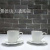 Jingdezhen French Style Pure White Gold Simple Coffee Set Set Moonlight Cup Water Cup Teacup Cup Creative Gift
