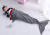 Knitted Children 'S Shark Sleeping Bag Knitted Blanket Mermaid Blanket Teenagers 70 * 130cm