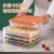 J06-6262-1 One-Layer Dumplings Box Quick-Frozen Refrigerator Storage Box Multi-Layer Stacked Ingredients Crisper with Lid