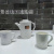 Jingdezhen British Gold Plating Drinking Ware Simple Home 1 Pot 4 Cups with Tray Teapot Tea Cup Water Pitcher Water Cup