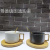 New European Style Tea Cup Ceramic Cup Coffee Cup Vacuum Cup Office Tea Brewing Cup Juice Cup Gift