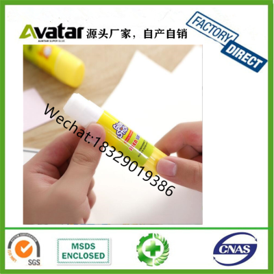 high solid content adhesive PVP glue stick 9G