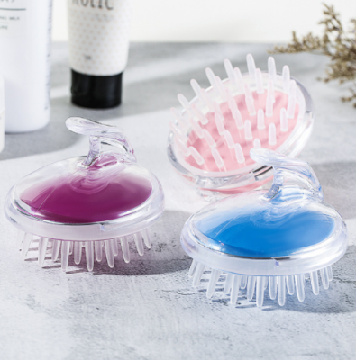 Crystal Transparent Shampoo Brush Foreign Trade Exclusive
