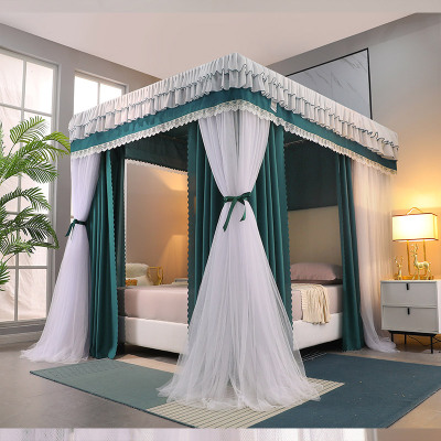 Princess Double-Pole Floor Double-Layer Bed Curtain Mosquito Net
