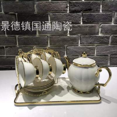 New Drinking Ware Cold Water Bottle Ceramic Water Set Drinking Ware Set Water Cup Holder Water Cup Kettle Storage Rack Juice Glass Teapot
