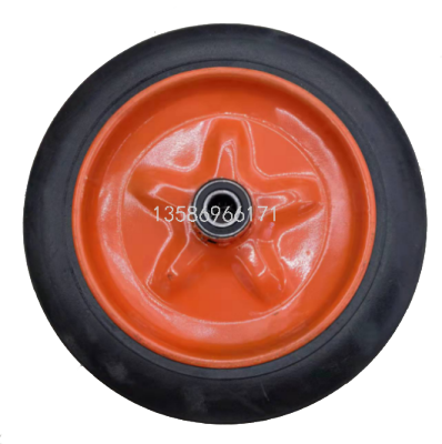 Caster High Quality Solid Rubber Wheel Tiger Cart Trolley Wheel Anti-Puncture Explosion-Proof Tire