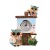 Cross-Border Direct Supply New Creative Child and Mother Owl Decoration Clock Creative Home Study Ornaments