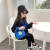 Korean Style Corduroy Girl's Hand Carrying Messenger Bag 2022 Spring New Fashion Concave Shape Children's Accessories Coin Purse