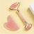 Jade Roller Facial Massager Pink Crystal Roller Jade Scraping Crystal Massager Sets Jade Beauty Bar