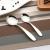 SOURCE Factory Good Quality Nordic Tableware Stainless Steel Knife, Fork and Spoon Coffee Spoon Knife and Fork Home Use Set Warehouse Wholesale