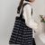 Korean Dongdaemun New Minimalist Preppy Style Letter Shoulder Bag Casual Women's Bag Cute Girly Simplicity Shoulder Bag