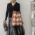 Women's Bag 2021 Autumn and Winter New Knitted Shoulder Bag Wool Woven Tote Bag Jacquard Contrast Color Handbag Big Bag