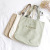 Korean Dongdaemun Letter Shopping Bag Simple Student Casual Canvas Bag Ins Online Influencer Fashion Handbag