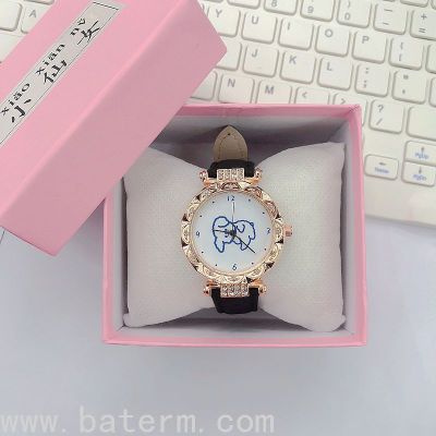 Japanese and Korean Style Fashion Ins Online Influencer Cute Puppy Watch Female Trendy Artistic Temperament Watch 