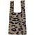 Trendy New Shoulder Woven Bag Leopard Print Clutch Korean Ins Special-Interest Design Knitted Contrast Color Crossbody Shoulder Bag