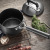 Three-Person Blacksmith 16cm Composite Bottom Milk Pot Non-Stick Pan Baby Food Pot Instant Noodle Pot Baby Milk Pot Milk Pot