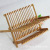 E-Commerce Hot Sale Double-Layer Dish Rack Bamboo Dish Drainer Dish Rack Draining Display Rack Plate Rack