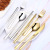 304 Korean Stainless Steel Tableware Net Red Nordic Knife and Fork Spoon Chopsticks Sets Long Handle Household Soup Spoon