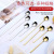 304 Stainless Steel Spoon Long Handle Small round Spoon Creative Coffee Stir Spoon Dessert Lengthened Spoon Logo