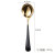 304 Stainless Steel Spoon Thickened round Head Spoon Korean Creative Household Soup Spoon Cake Dessert Internet Celebrity Big Head Spoon