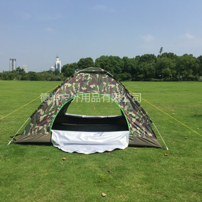 3-Person Automatic Camping Camping Outdoor Tent Rain-Proof Quickly Open Single Tent Manufacturer outside the Account