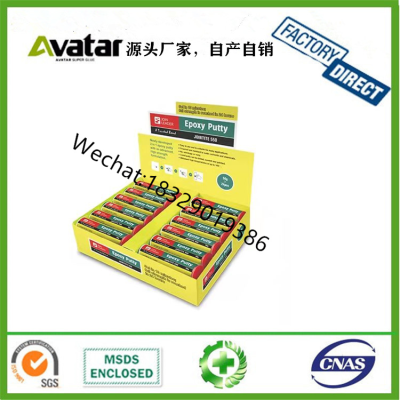 Epoxy Putty Color Box Package Epoxy Grout Display Box 57G Clay AB Glue Repair Plugging Glue Stick