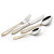 High-End Gold Plating Stainless Steel Western Tableware Hotel Steak Knife, Fork and Spoon Suit Serving Spoon Stainless Steel Tableware