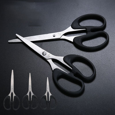 Stationery Scissors Office Household Kitchen Sewing Paper Cutter Large and Small Stainless Steel Handmade Art Knife Scissors