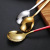 Spoon 304 Stainless Steel Korean Cute Thick Dessert Stirring Ice Spoon Coffee Spoon Household Eating Spoon