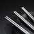 304 Stainless Steel Chopsticks Hotel Household Thick Non-Slip Chopsticks Logo