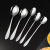 Stainless Steel Knife, Fork and Spoon Set Steak Spork for Western-Style Food Coffee Spoon Spoon for Stirring Dessert Spoon Fork Small Spoon Fruit Fork