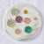 Small Plaid Multi-Point round Resin Drill Crafts Headdress Button Diamond Sticker Flat Resin Patch Wholesale