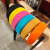 Cross-Border New Arrival Milk Silk Face Wash Hair Bands European and American Fashion Sponge Headband Candy Color Wide Version Thickened Hairband Ladies