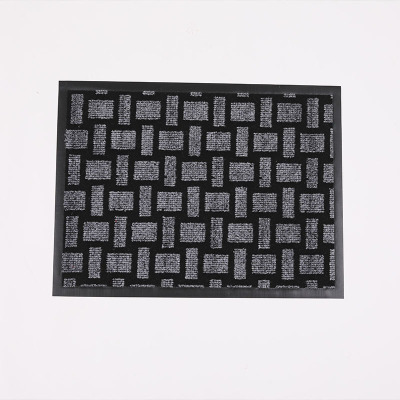 PVC High-Rise Floor Mat Household Dustproof Absorbent Paws Rubbing Non-Slip Household Foot Mat Doormat Carpet