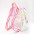 Amazon Summer New Custom Kindergarten Backpack Colorful Transparent Laser Cute Cartoon Children's Backpack