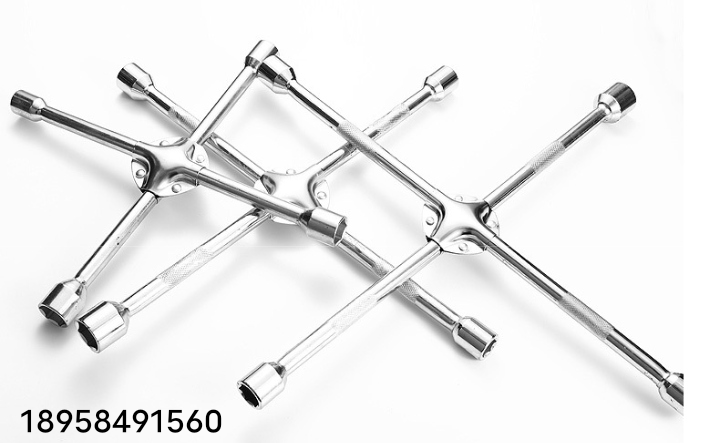 厂家销售 十字扳手汽车 轮胎扳手折叠修车轮胎扳手 套筒扳手