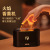 Creative Simulation Flame Aroma Diffuser Home Office Desk Surface Panel 3D Flame Humidifier Diffuse Desktop Cross-Border Wholesale