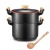 Three-Person Blacksmith Factory Wholesale Iron inside and outside Non-Stick Stew Pot Steamer Double Bottom Dual-Sided Stockpot Two-Piece Set