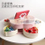 Plastic Dried Fruit Plate Petal Rotating Candy Box Double-Layer Flower Fruit Plate Snack Storage